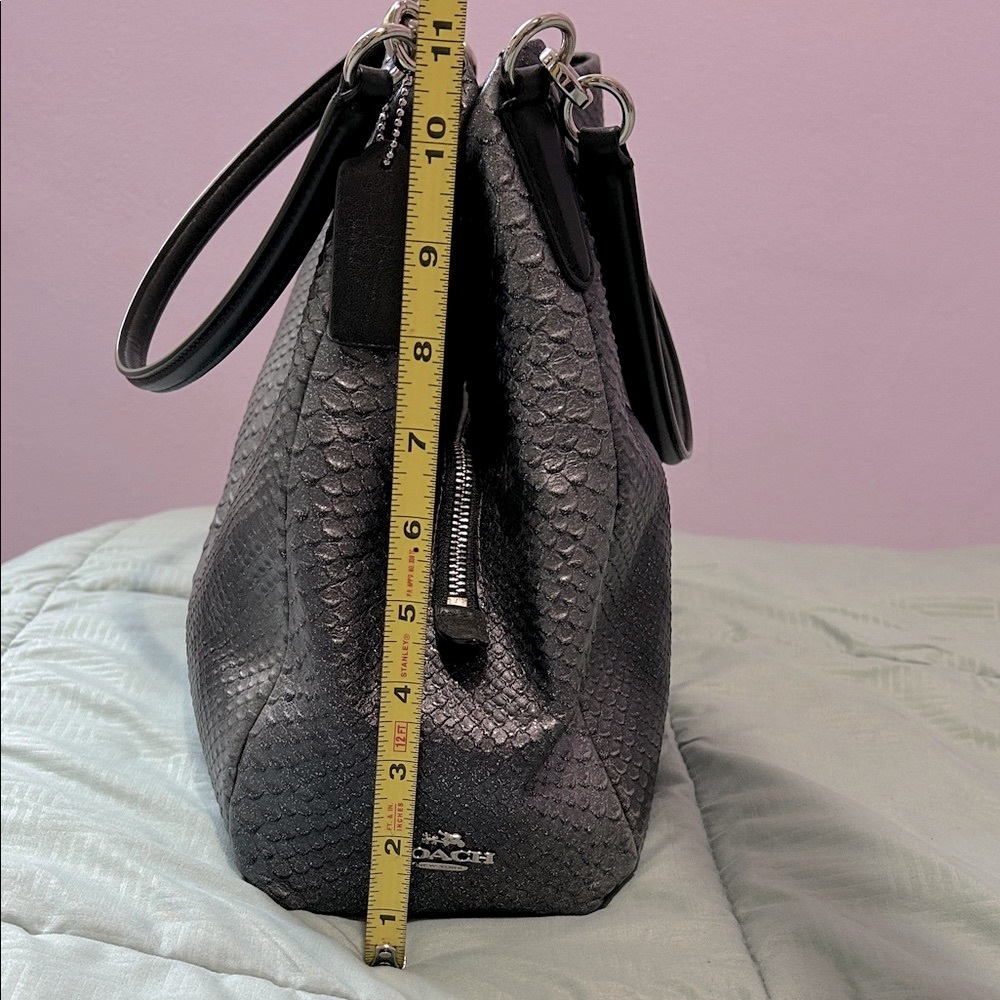 Coach Phoebe Textured Shoulder Bag - Picture 11 of 16